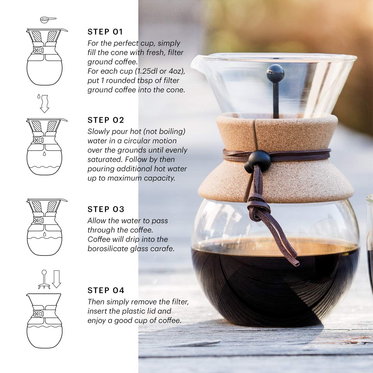 Pour Over Coffee Maker
