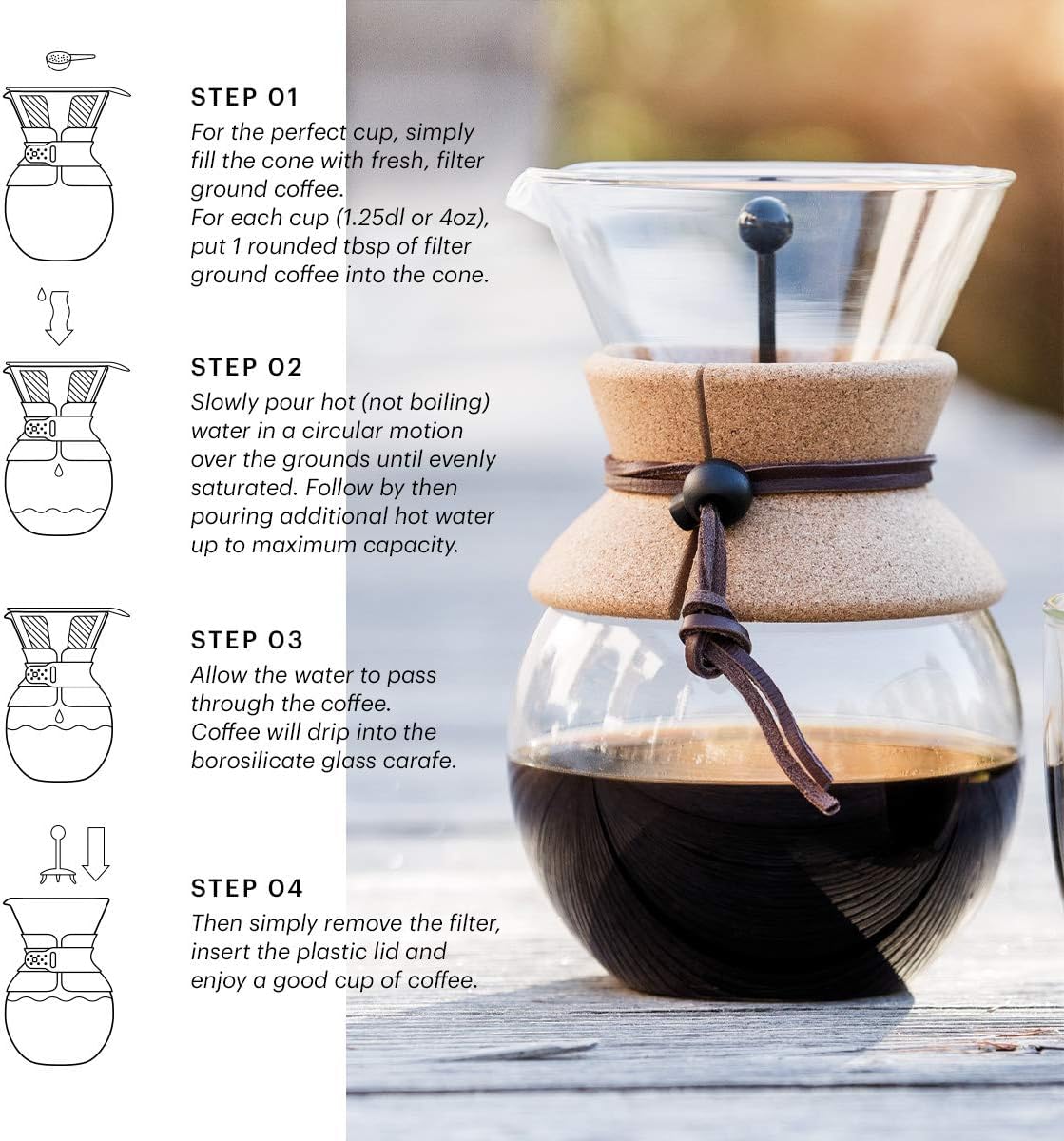 Pour Over Coffee Maker